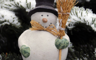 winter safety, snowman